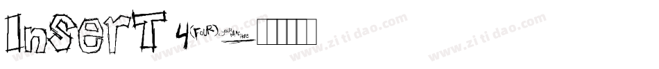 Insert 4字体转换